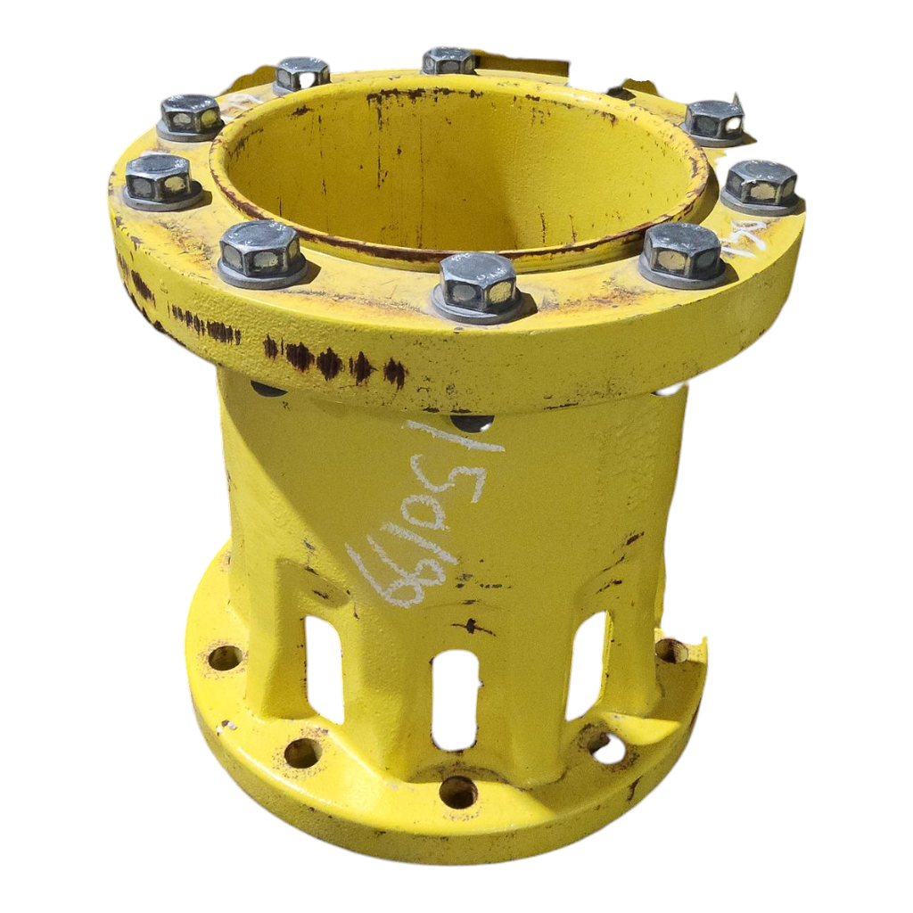 10-Hole 15"L Hub Extension, John Deere Yellow