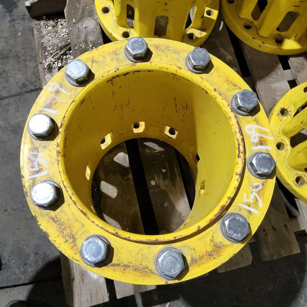10-Hole 15"L Hub Extension, John Deere Yellow