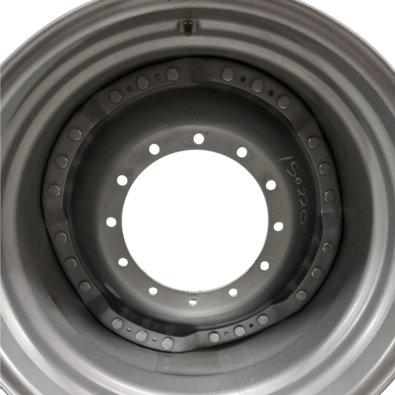 12-Hole Waffle Wheel (Groups of 3 bolts)HD Center for 34" Rim, Case IH Silver Mist waffle center SM 12hole