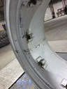 15"W x 28"D, Case IH Silver Mist 8-Hole Rim with Clamp/Loop Style