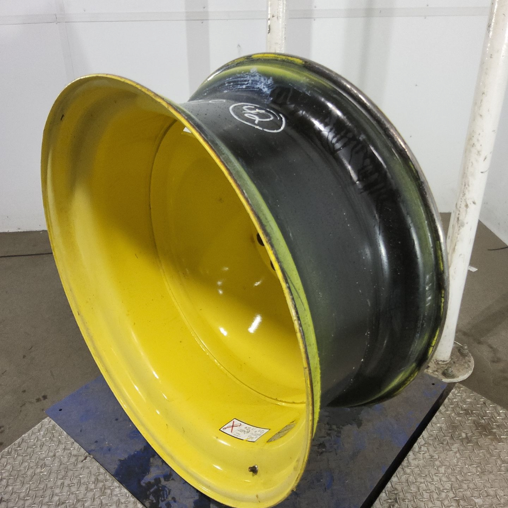 18"W x 42"D, John Deere Yellow 10-Hole Dolly Dual