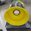30"W x 30"D, John Deere Yellow 8-Hole Formed Plate