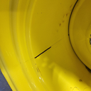 30"W x 30"D, John Deere Yellow 8-Hole Formed Plate