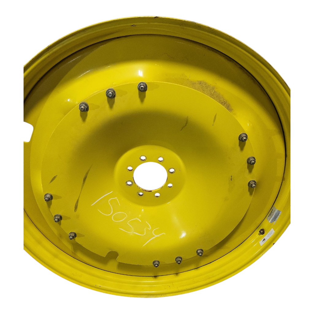 8-Hole Waffle Wheel (Groups of 3 bolts) Center for 38"-54" Rim, John Deere Yellow