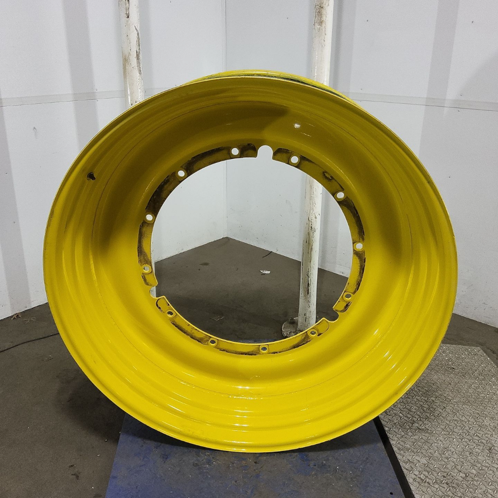 15"W x 50"D, John Deere Yellow 12-Hole Stub Disc