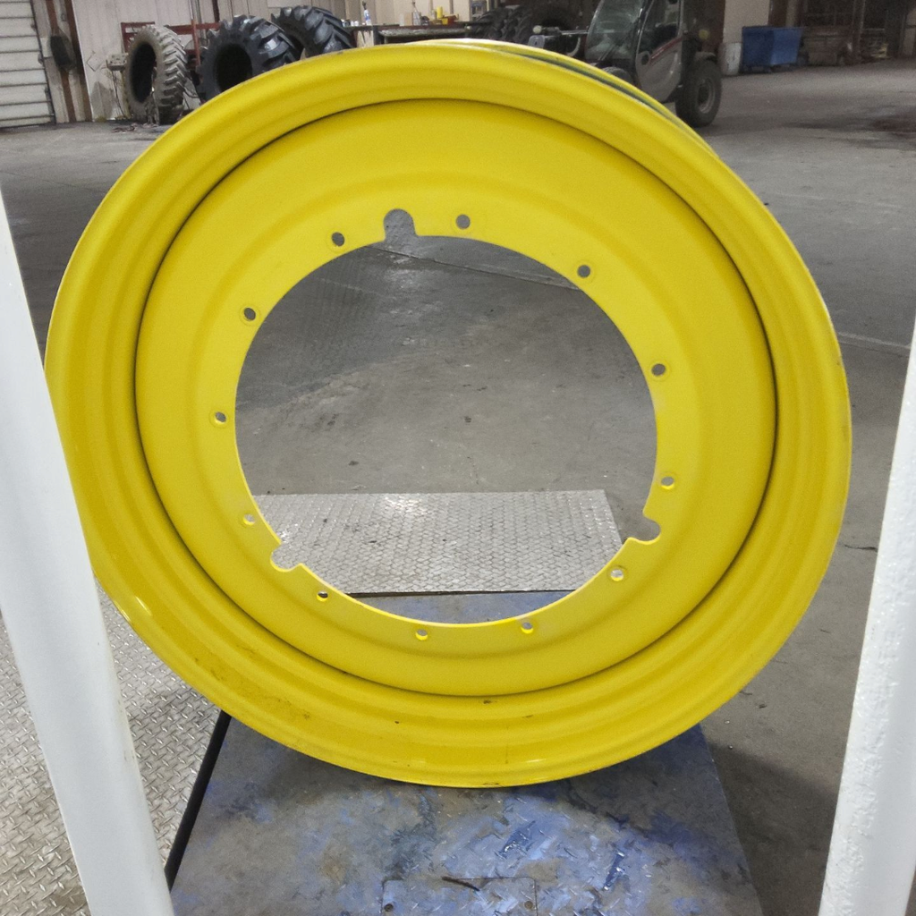 15"W x 50"D, John Deere Yellow 12-Hole Stub Disc