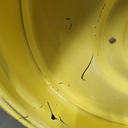 12"W x 54"D, John Deere Yellow 10-Hole Formed Plate