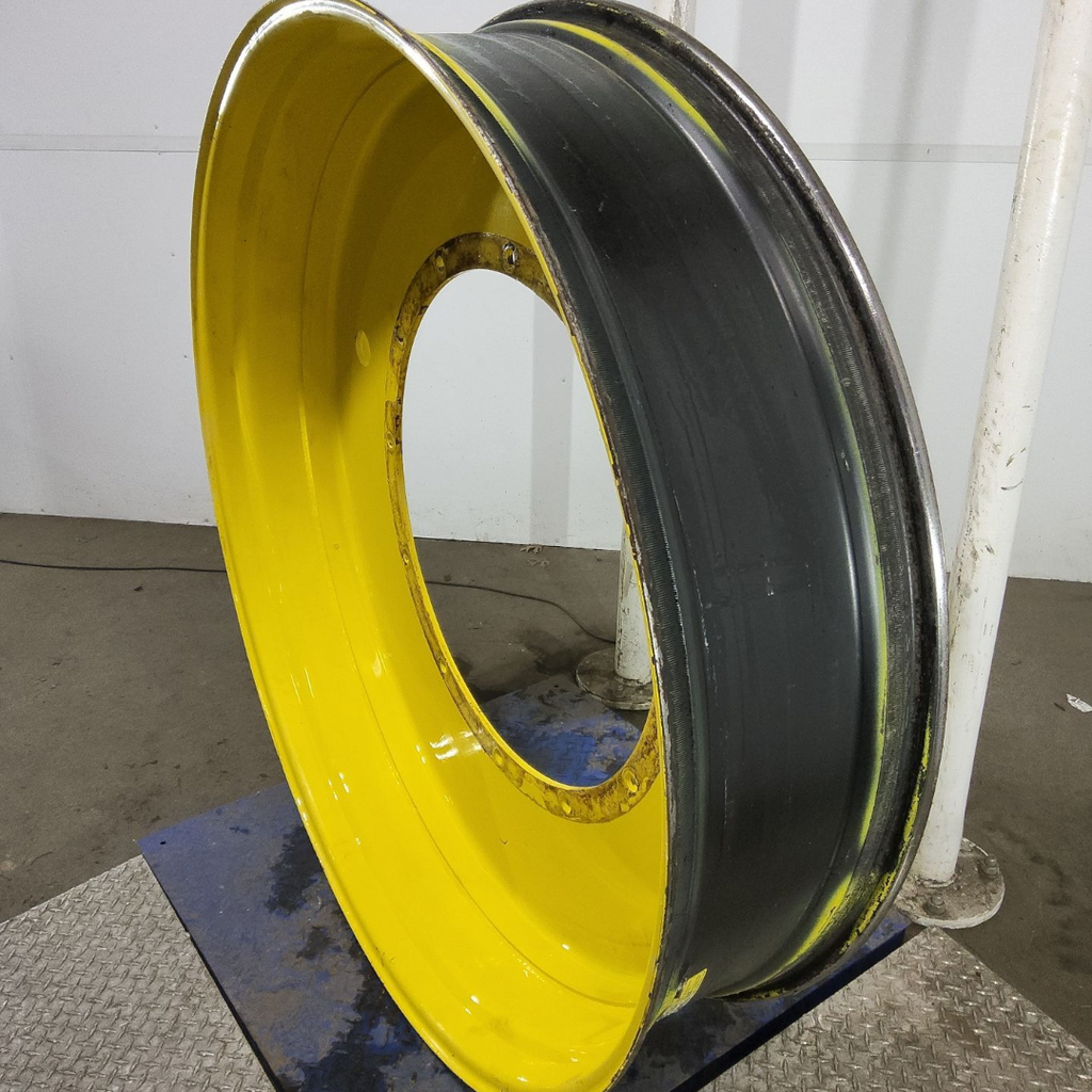 12"W x 54"D, John Deere Yellow 12-Hole Stub Disc