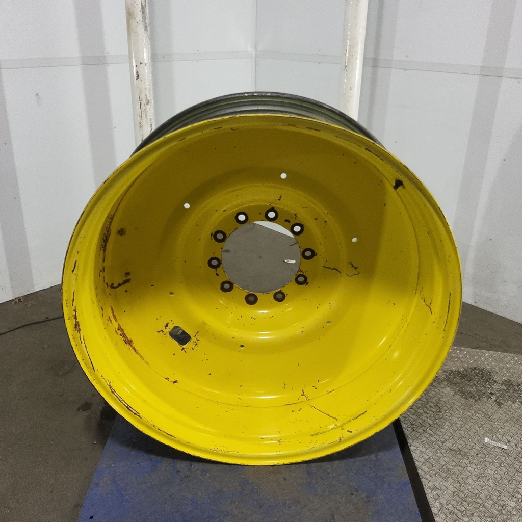 16"W x 42"D, John Deere Yellow 10-Hole Formed Plate