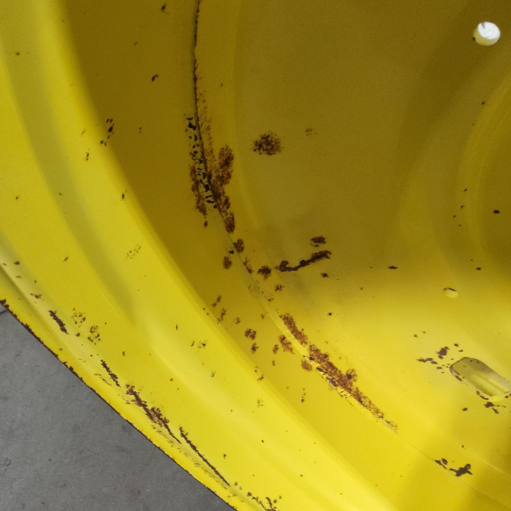 16"W x 42"D, John Deere Yellow 10-Hole Formed Plate