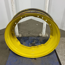 10"W x 34"D, John Deere Yellow 12-Hole Waffle Wheel (Groups of 3 bolts)