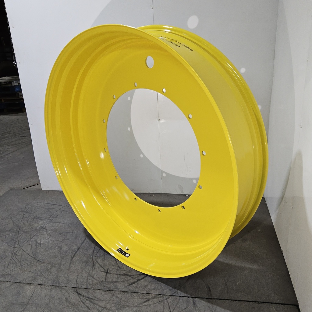 12"W x 54"D, John Deere Yellow 12-Hole Stub Disc