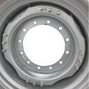 12-Hole Waffle Wheel (Groups of 3 bolts) Center for 34" Rim, Case IH Silver Mist