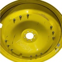 8-Hole Waffle Wheel (Groups of 3 bolts) Center for 38"-54" Rim, John Deere Yellow 8-Hole Waffle Wheel (Groups of 3 bolts) Center for 38"-54" Rim, John Deere Yellow