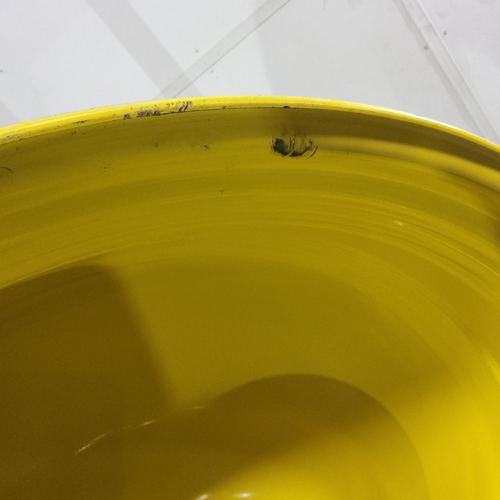 13"W x 46"D, John Deere Yellow 12-Hole Bubble Disc