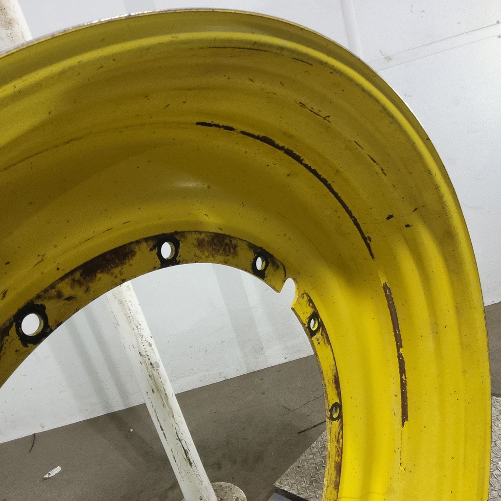 12"W x 50"D, John Deere Yellow 12-Hole Stub Disc