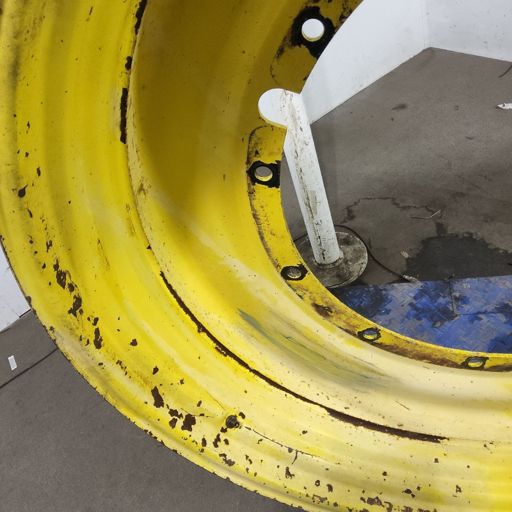 12"W x 50"D, John Deere Yellow 12-Hole Stub Disc