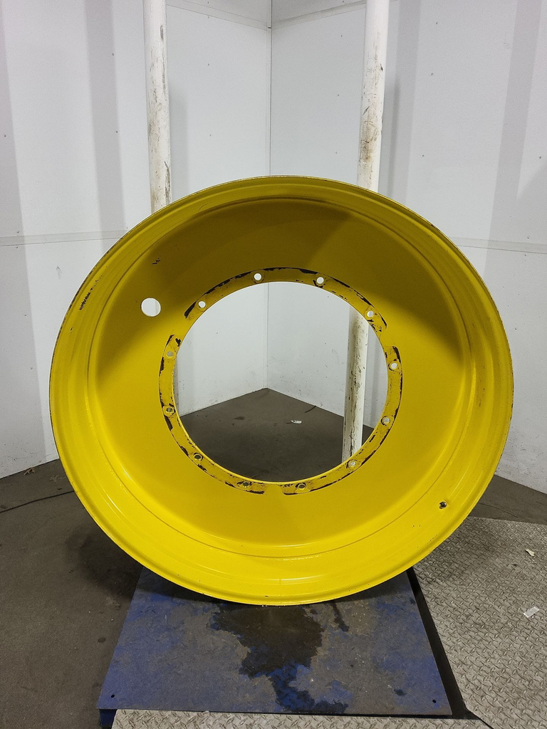 12"W x 54"D, John Deere Yellow 12-Hole Stub Disc