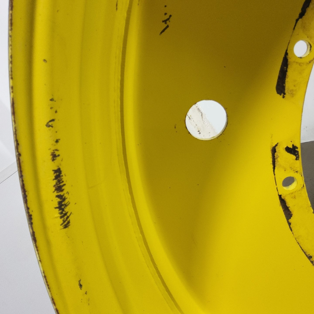 12"W x 54"D, John Deere Yellow 12-Hole Stub Disc