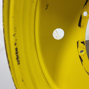12"W x 54"D, John Deere Yellow 12-Hole Stub Disc