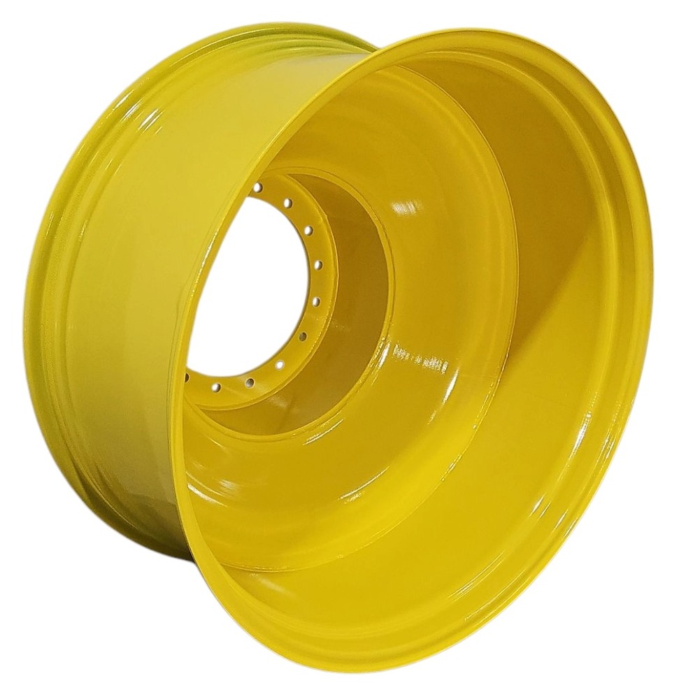 18"W x 42"D, John Deere Yellow 16-Hole Straddle Dual - Outside Dual