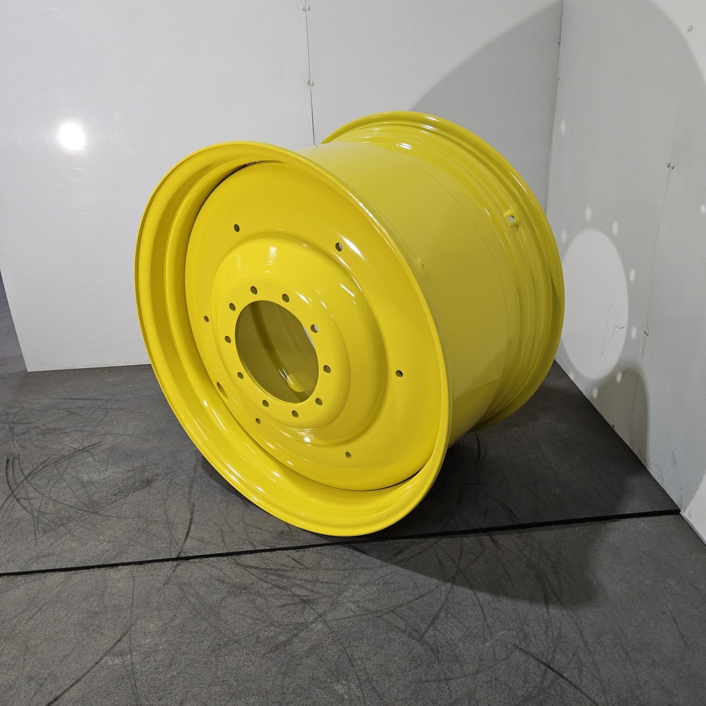 23"W x 38"D, John Deere Yellow 10-Hole Formed Plate