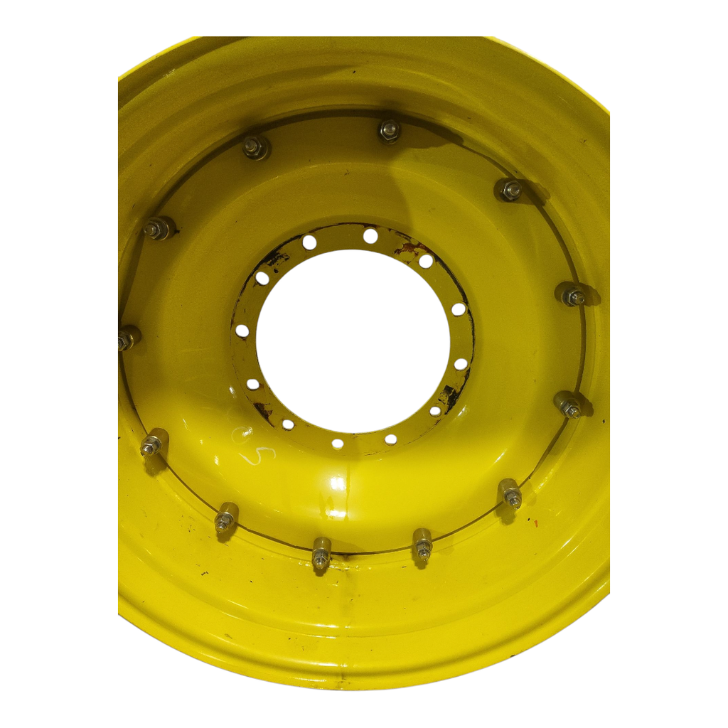 12-Hole Stub Disc Center for 34" Rim, John Deere Yellow