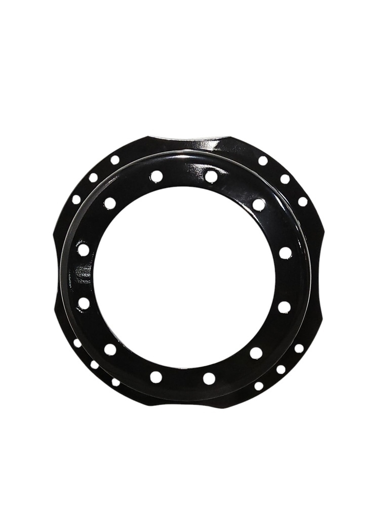 12-Hole Waffle Wheel (Groups of 3 bolts) Center for 28"-30" Rim, Black
