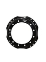 12-Hole Waffle Wheel (Groups of 3 bolts) Center for 28"-30" Rim, Black