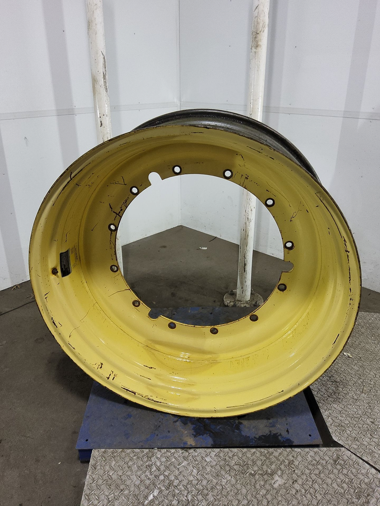 20"W x 46"D, John Deere Yellow 12-Hole Stub Disc