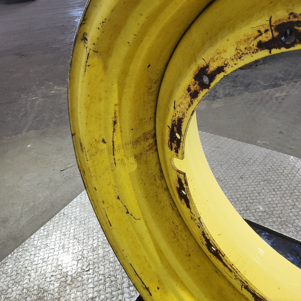 20"W x 46"D, John Deere Yellow 12-Hole Stub Disc