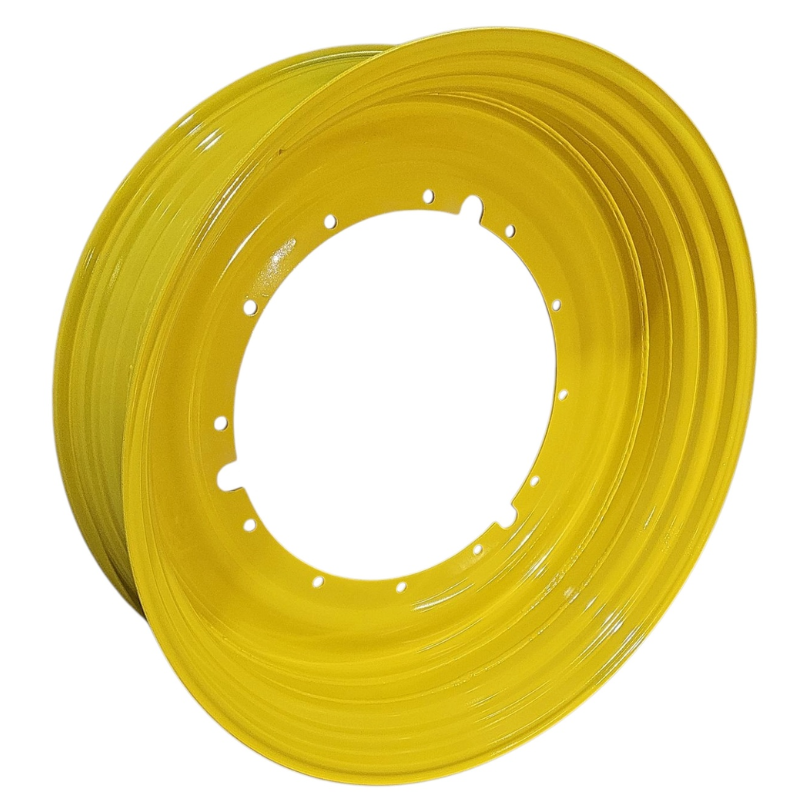 15"W x 50"D, John Deere Yellow 12-Hole Stub Disc
