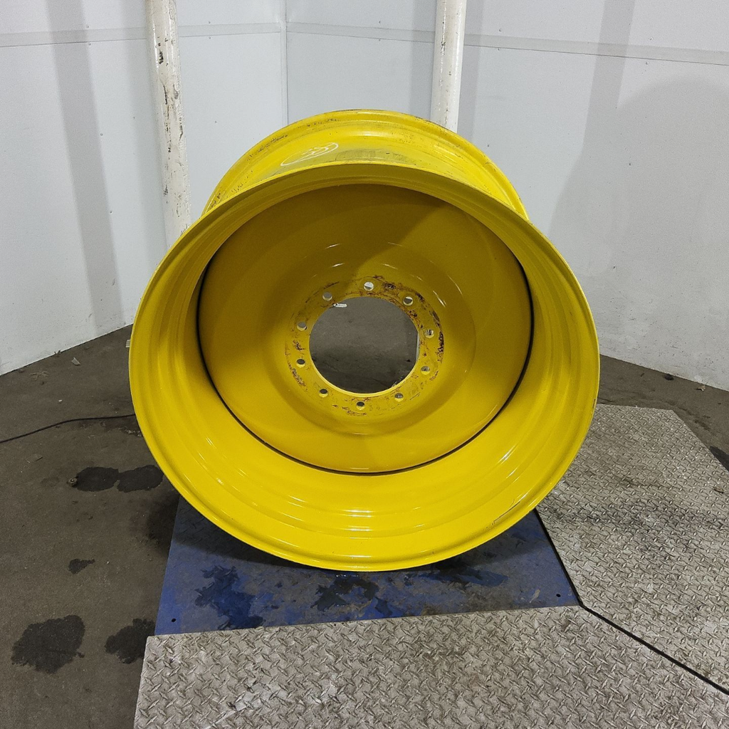 23"W x 38"D, John Deere Yellow 10-Hole Formed Plate