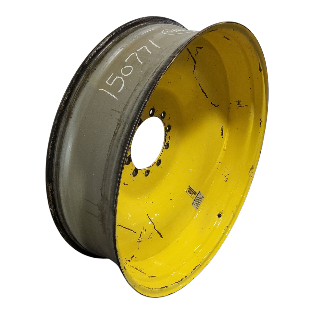 12"W x 46"D, John Deere Yellow 10-Hole Spun Disc