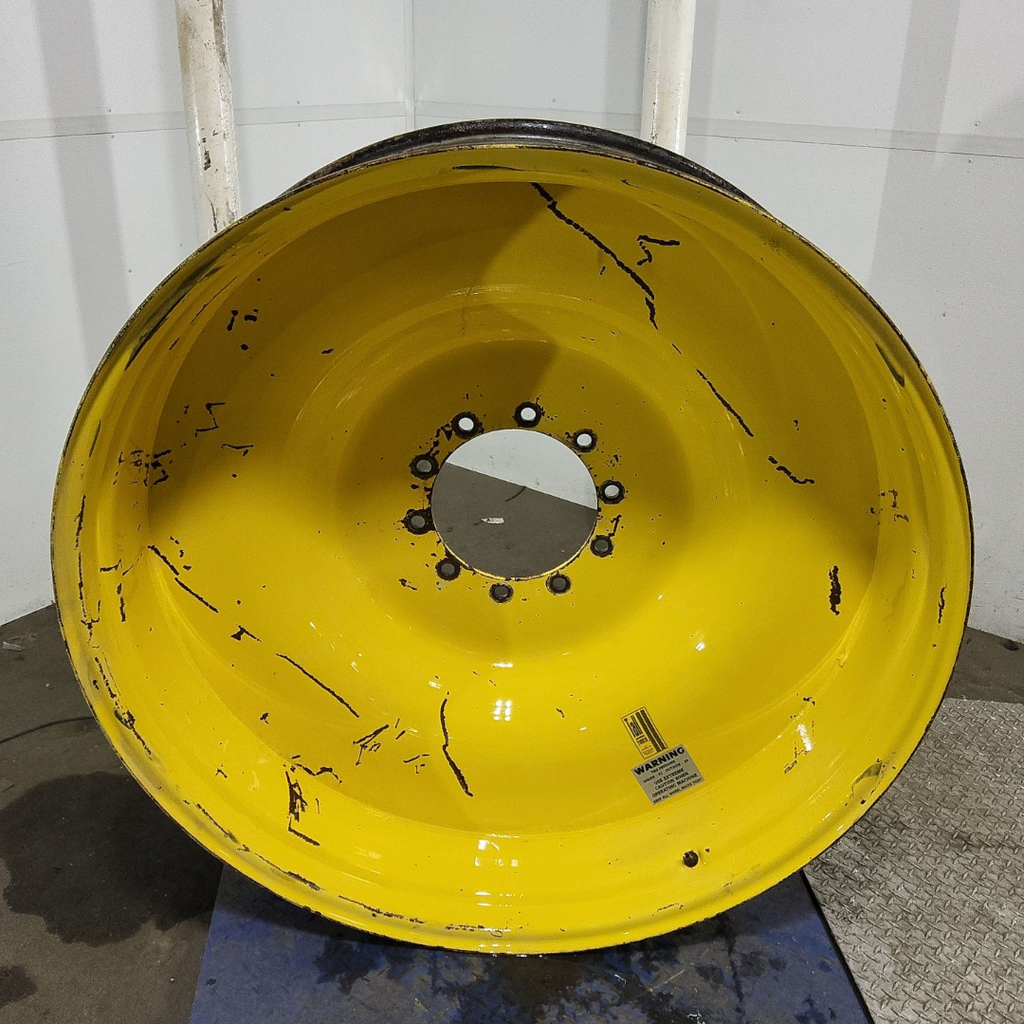 12"W x 46"D, John Deere Yellow 10-Hole Spun Disc