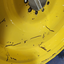 12"W x 46"D, John Deere Yellow 10-Hole Spun Disc