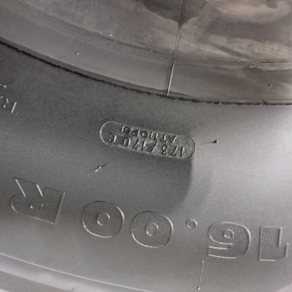 16.00R20 Michelin XZL M (22 Ply), 173G 85%
