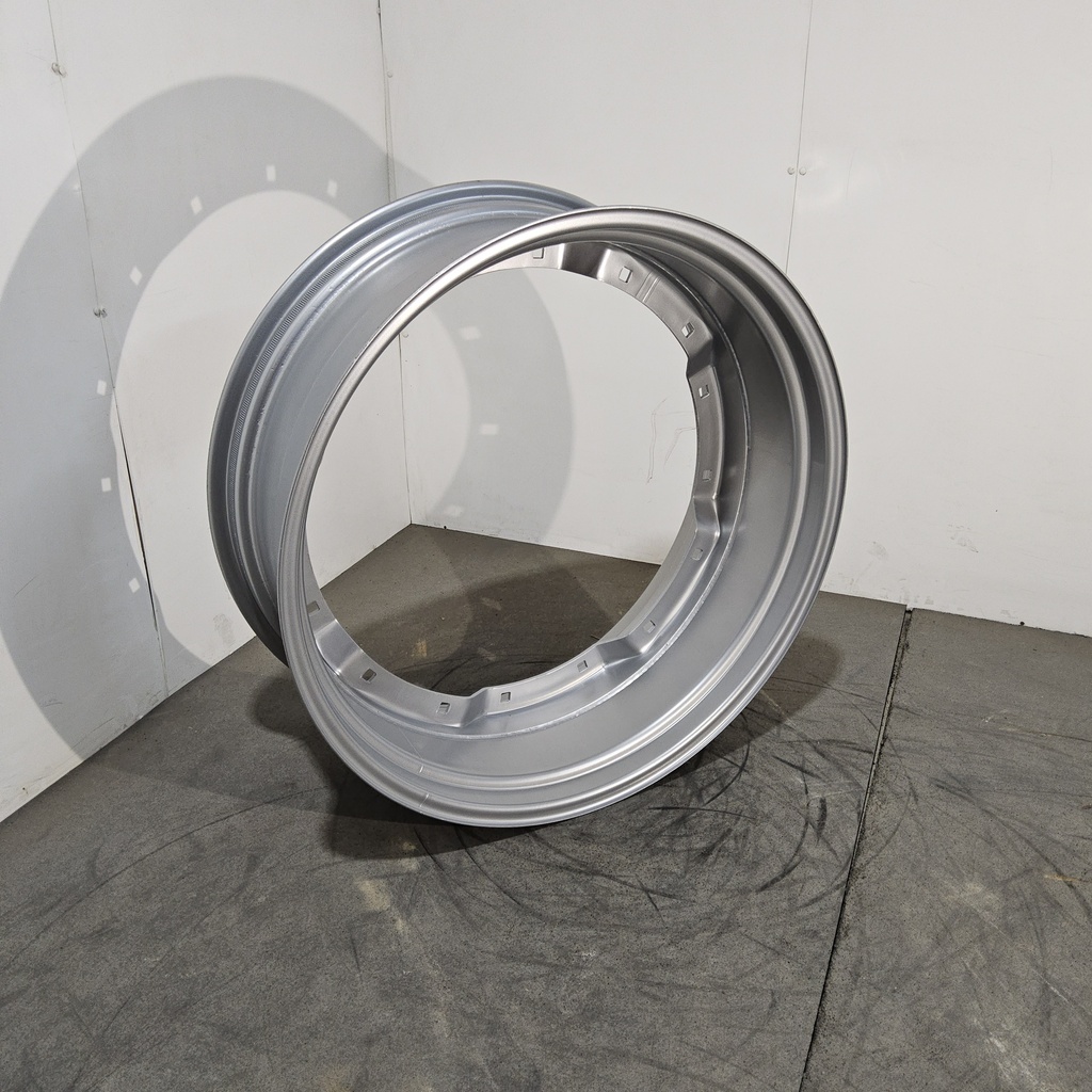 13"W x 34"D, Case IH Silver Mist 8-Hole Waffle Wheel (Groups of 2 Bolts)