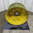 15"W x 30"D, John Deere Yellow 8-Hole Formed Plate