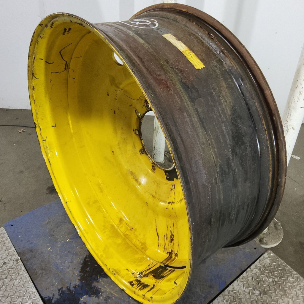 16"W x 42"D, John Deere Yellow 10-Hole Formed Plate