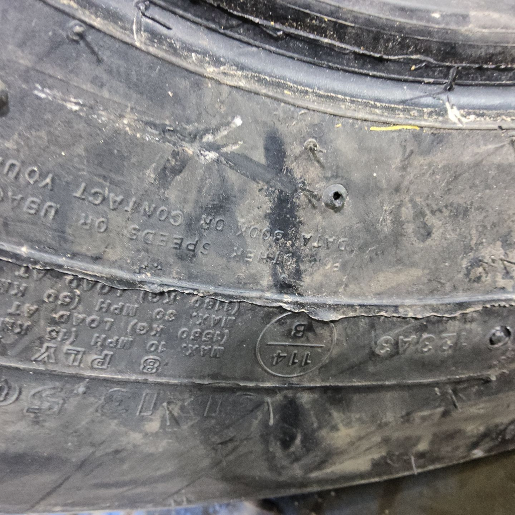 31x13.50-15 Goodyear Farm Terra Rib NHS HF-1 D (8 Ply), 114B 99%