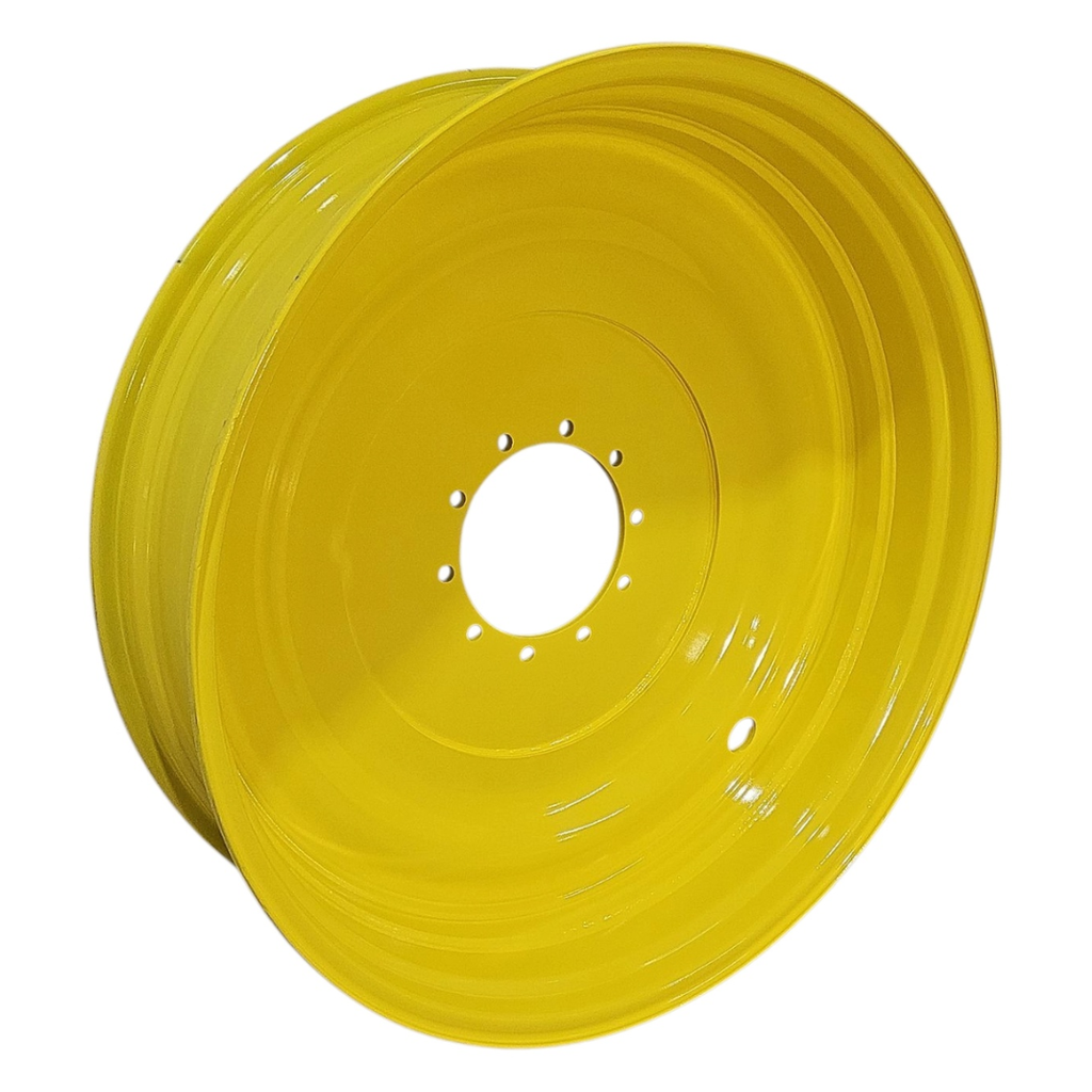 12"W x 46"D, John Deere Yellow 10-Hole Formed Plate