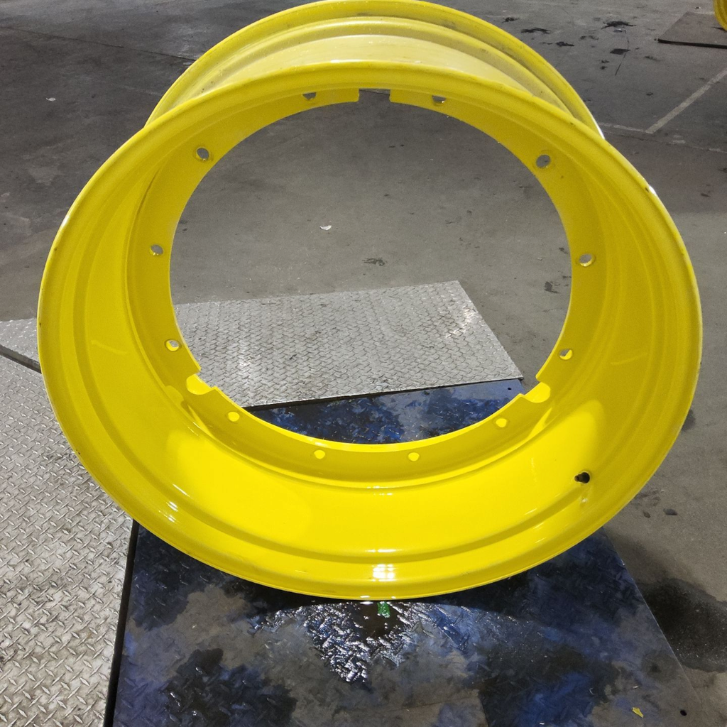 16"W x 38"D, John Deere Yellow 12-Hole Stub Disc