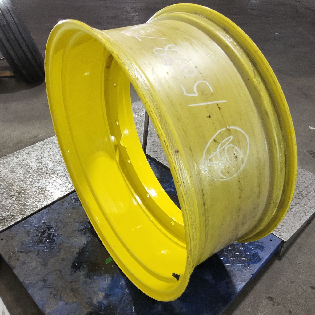 16"W x 38"D, John Deere Yellow 12-Hole Stub Disc