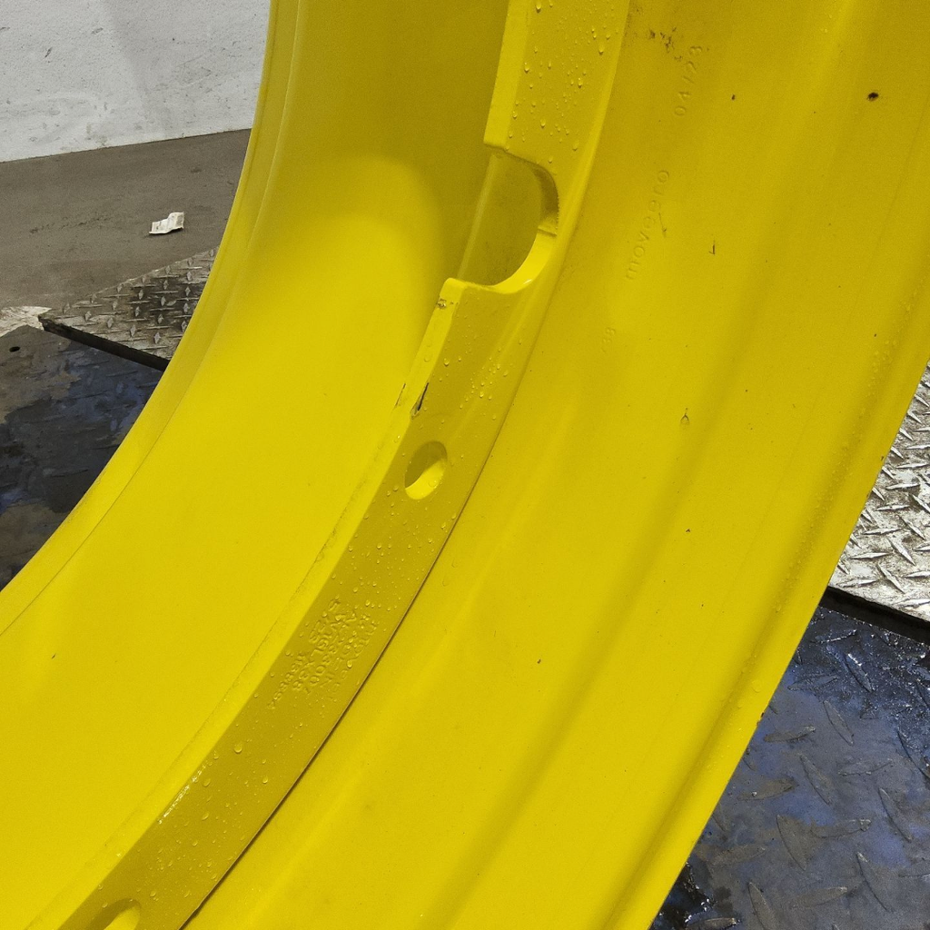 16"W x 38"D, John Deere Yellow 12-Hole Stub Disc