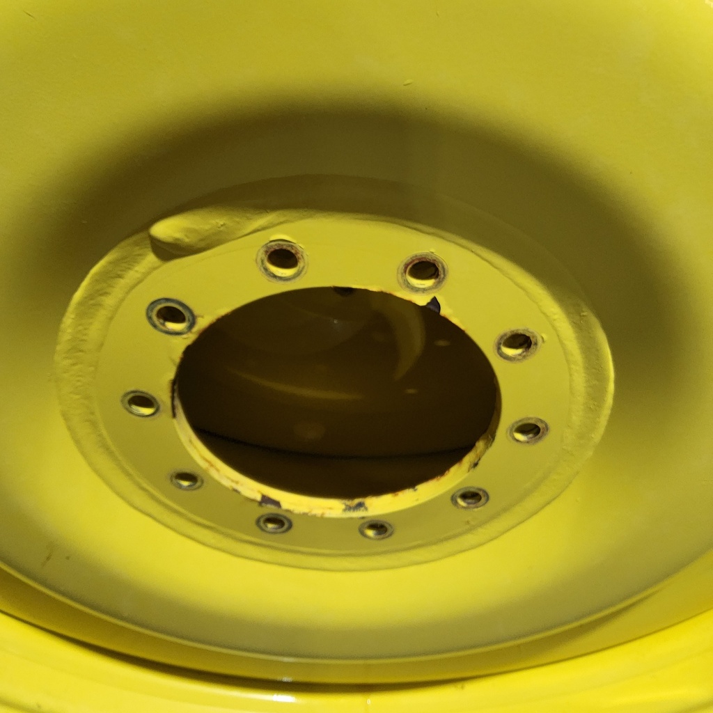 12"W x 50"D, John Deere Yellow 10-Hole Bubble Disc