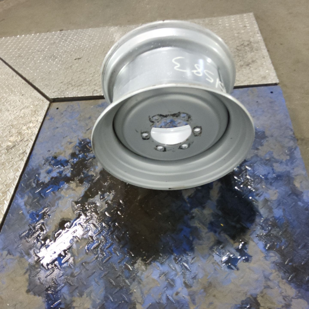 9.75"W x 16.5"D, Case IH Silver Mist 6-Hole Formed Plate