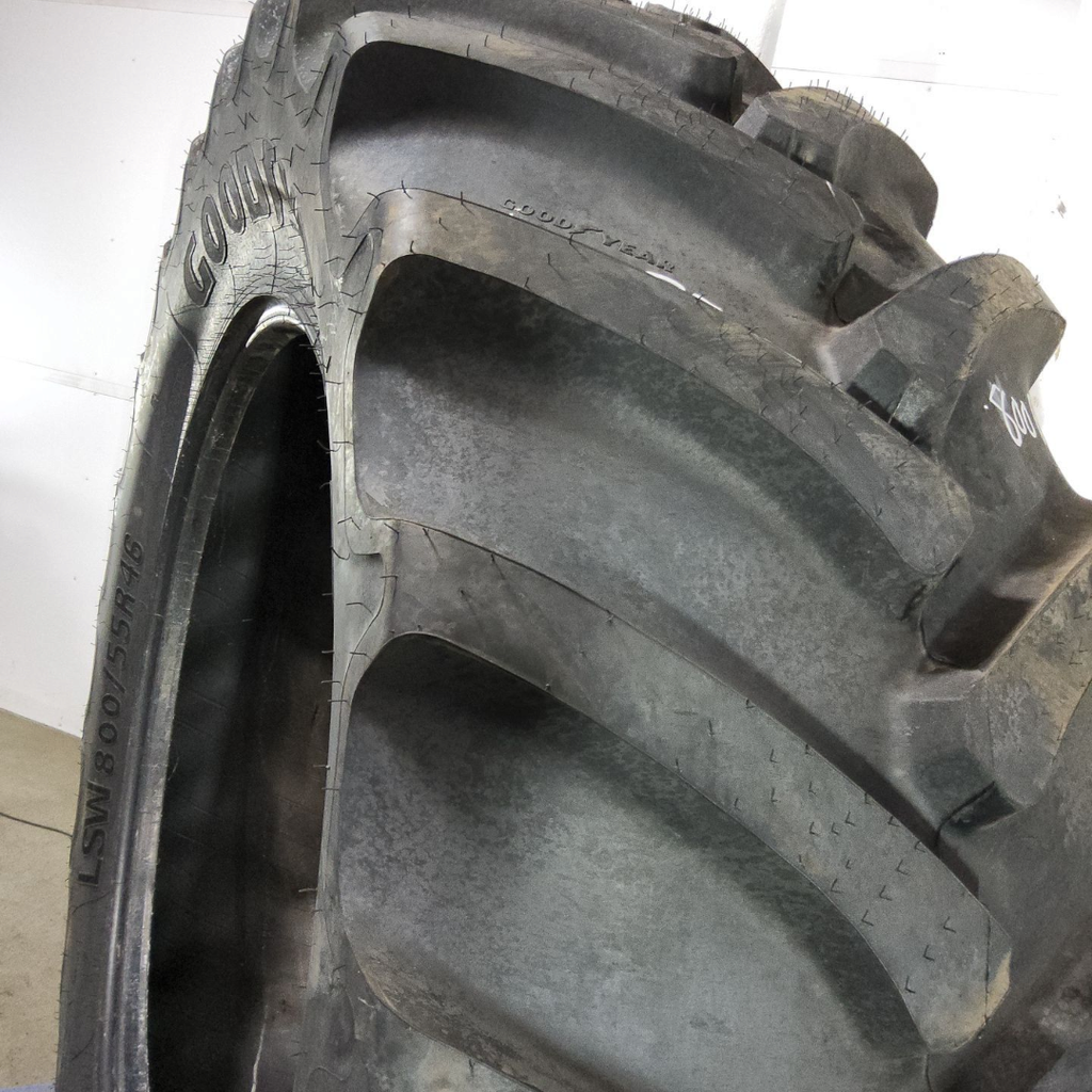 LSW800/55R46 Goodyear Farm OptiTorque R-1 190D 99%
