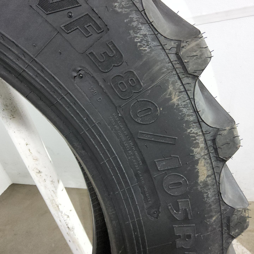 VF380/105R50 Goodyear Farm Ultra Sprayer R-1 179D 99%