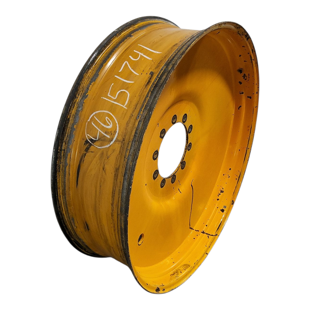 13"W x 46"D, Hagie Orange 10-Hole Formed Plate